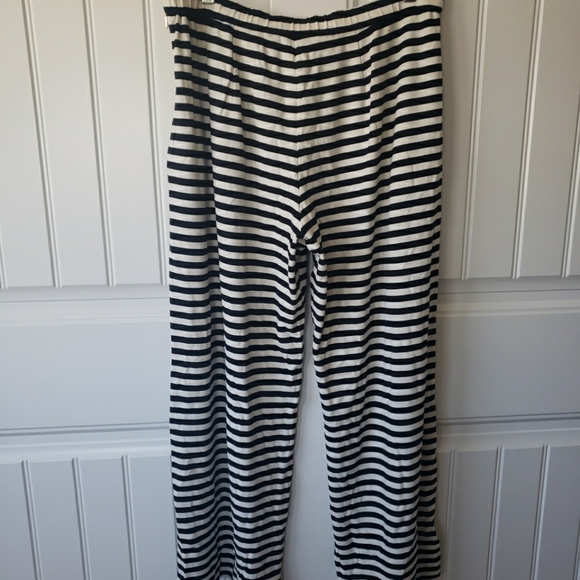 Max Mara Pants Striped Palazzo Yacht Resort Wear Size 10/12 - Picture 5 of 6